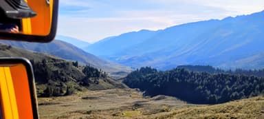 Une vue panoramique des montagnes et vallées de l'État de Barinas, au Venezuela.